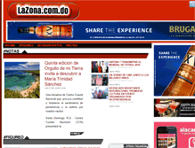 Tablet Screenshot of lazona.com.do